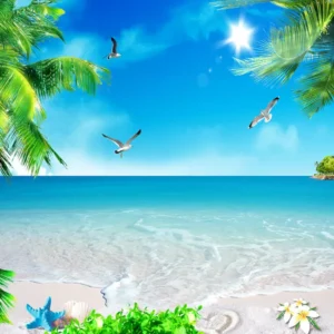 Tranh dan tuong can tho canh bien hm10