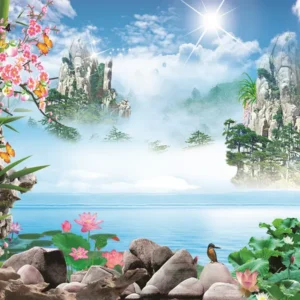 Tranh dan tuong can tho phong thuy hm1834