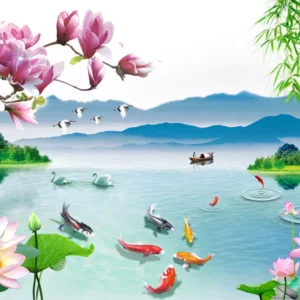 Tranh dan tuong can tho phong thuy hm7710