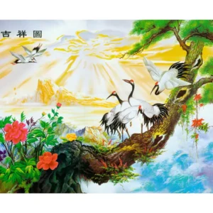 Tranh dan tuong can tho phong thuy hm900