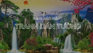 Bao gia tranh dan tuong can tho gia tot thi cong tron goi